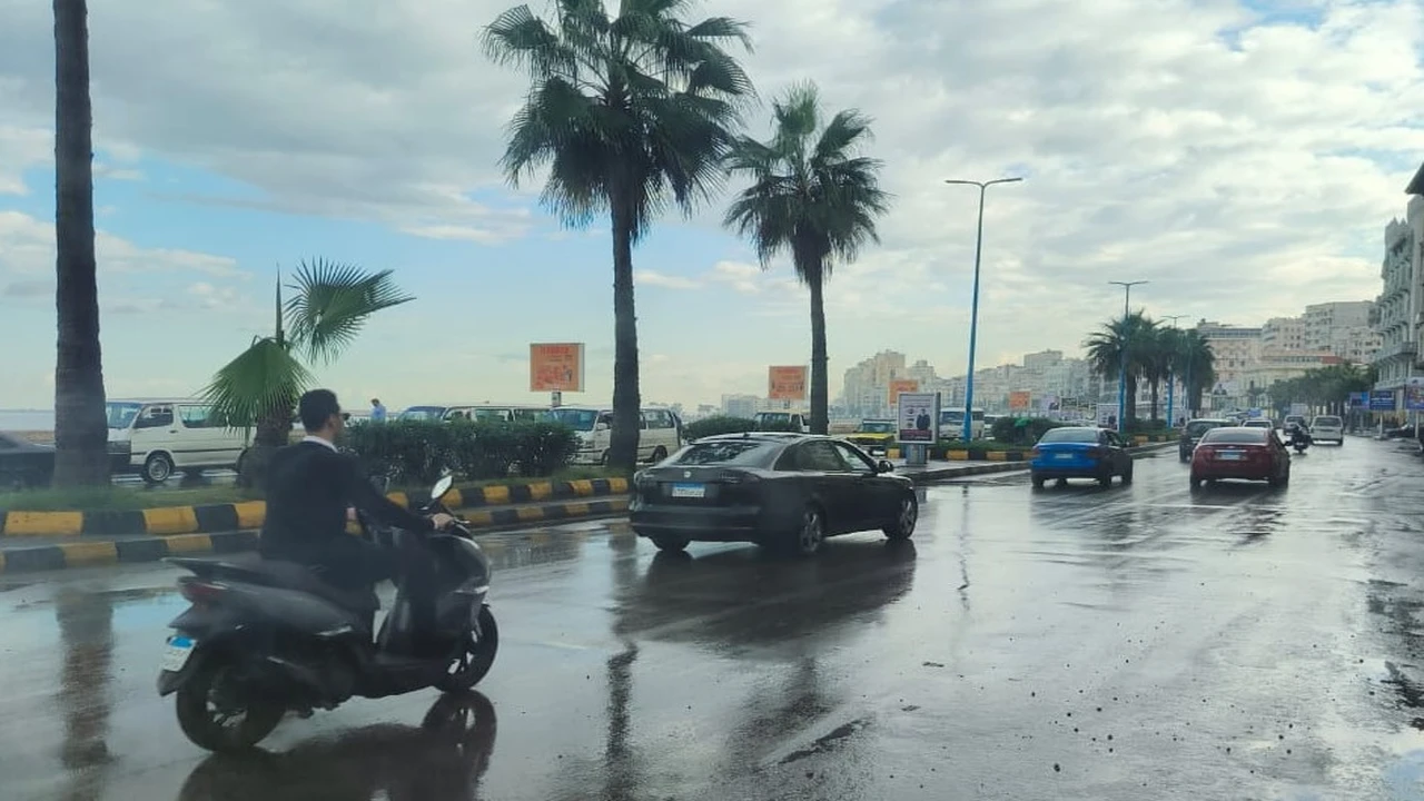 توقعات بسقوط أمطار متفاوتة الشدة وهبوب رياح قوية على محافظة الإسكندرية اليوم الخميس